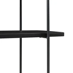 [En.Casa] Étagère murale Oestfold 100 x 80 x 21 cm noir en.casa* Etagère Murale