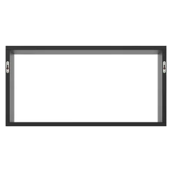Best GoodHome Étagère murale rectangulaire Rigga noir L. 60 cm