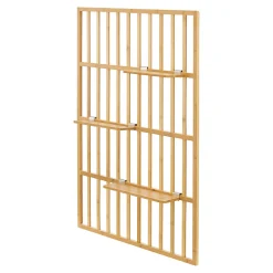 [En.Casa] Étagère murale Roest bambou 120 x 80 x 13 cm naturel en.casa* Etagère Murale