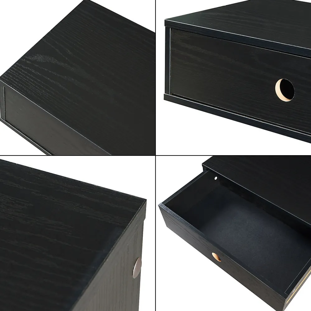 [En.Casa] Étagère murale Stor 65 x 30 x 15 cm noir en.casa* Etagère Murale