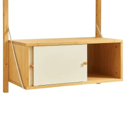 [En.Casa] Étagère murale Tingvoll bambou 85 x 65 x 34 cm naturel en.casa* Etagère Murale