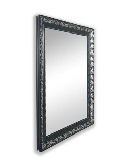Trio Tanja - Miroir avec cadre - Noir/Argenté - 50x150cm* Miroir|Miroir