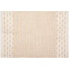 Atmosphera Tapis à franges imprimé coton beige L.90 x l.60 cm* Tapis Intérieur|Tapis Pour Chambre