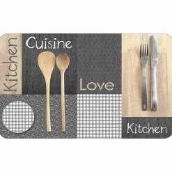Eden Tapis a motifs en patchwork 45 x 75 cm Cantine* Tapis Pour Cuisine
