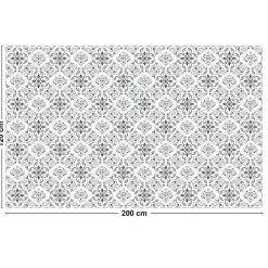 99Deco Tapis antidérapant - Agathe - vinyle - int./ext. - Multicolore - 120x200cm* Tapis Pour Cuisine