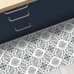 99Deco Tapis antidérapant - Agathe - vinyle - int./ext. - Multicolore - 50x200cm* Tapis Pour Cuisine