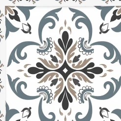 99Deco Tapis antidérapant - Agathe - vinyle - int./ext. - Multicolore - 50x200cm* Tapis Pour Cuisine