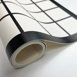 99Deco Tapis antidérapant - Brest - vinyle - int./ext. - Noir - 50x120cm* Tapis Pour Cuisine