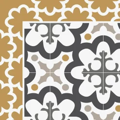 99DECO Tapis antidérapant - Cassandre - vinyle - int./ext. - Multicolore - 120x200cm* Tapis Pour Cuisine