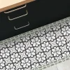 99DECO Tapis antidérapant - Cassandre - vinyle - int./ext. - Vert - 50x200cm* Tapis Pour Cuisine