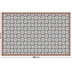 Clearance 99DECO Tapis antidérapant - Cassandre - vinyle - int./ext. - Multicolore - 120x200cm