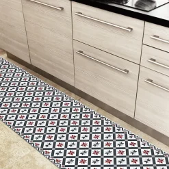Discount 99DECO Tapis antidérapant - CC Victoria - vinyle - int./ext. - Multicolore - 50x120cm