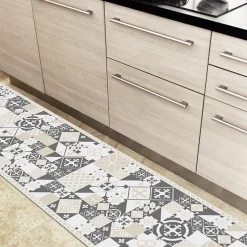 99DECO Tapis antidérapant - CS Sable - vinyle - int./ext. - Beige - 50x120cm* Tapis Pour Cuisine