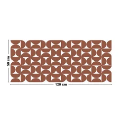 Clearance 99Deco Tapis antidérapant - Equilibre - vinyle - int./ext. - Ocre - 50x120cm