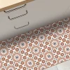 99DECO Tapis antidérapant - Marsiho - vinyle - int./ext. - Orange - 50x200cm* Tapis Pour Cuisine