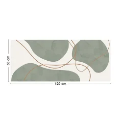 Discount 99DECO Tapis antidérapant - Organique - vinyle - int./ext. - Vert - 50x200cm