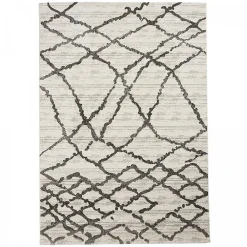 Unamourdetapis Tapis berbère tissé motif ethnic NALIFO, blanc* Tapis Persan Et Berbère