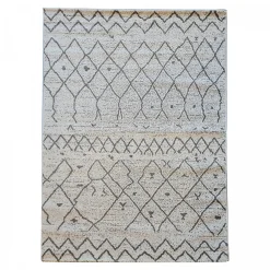 Unamourdetapis Tapis berbère tissé motif ethnic ESSAOUER, beige, noir* Tapis Persan Et Berbère