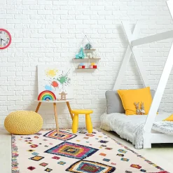 Unamourdetapis Tapis berbère tissé motif ethnic LYN5 OURIKA F, ivoire* Tapis Persan Et Berbère|Tapis Pour Salon