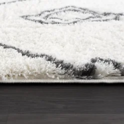 Discount Unamourdetapis Tapis berbère tissé motif ethnic LYN4 DOUX 2, crème, gris foncé