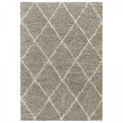 Unamourdetapis Tapis berbère tissé motif losange SHAGGY A, Beige* Tapis Persan Et Berbère