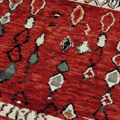 Best Unamourdetapis Tapis berbère tissé motifs tribaux LYN8 MOROCO, rouge