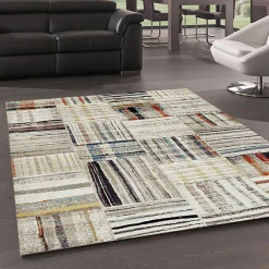 Unamourdetapis Tapis berbère tissé motifs tribaux LYN8 MARO, beige* Tapis Persan Et Berbère