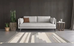 Best GoodHome Tapis bi-fabric gris L.230 x l.160 cm