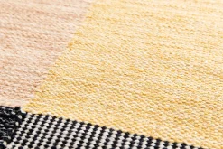 Outlet GoodHome Tapis bi-fabric jaune L.230 x l.160 cm