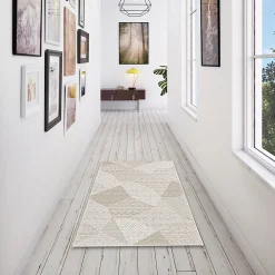 Online GoodHome Tapis Burbridge beige L.90 x l.60 cm