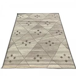 Unamourdetapis Tapis Chambre tissé motif berbère LYN1 FEZA, gris, ivoire* Tapis Persan Et Berbère