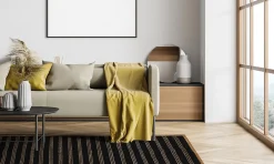 Sale Deko & Co Tapis Chindi en jute rayés noir et beige L.230 x l.160cm Deco&co