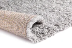 Clearance GoodHome Tapis Coltrane gris L.170 x L.120 cm