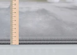 Best The Carpet Tapis Cosy lavable, Gris, 200 x 200 cm Ronde
