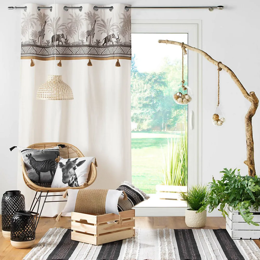 Best Douceur D'Intérieur Tapis décoratif au style ethnique (120x170 cm - Beige)