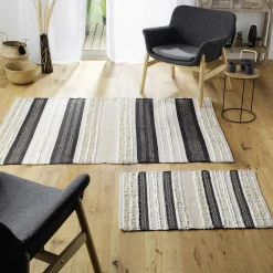 Best Douceur D'Intérieur Tapis décoratif au style ethnique (120x170 cm - Beige)