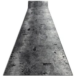 RugsX Tapis De Couloir Antidérapant Marl Béton La Gomme Gris 100 cm 100x460 cm 202054 1 szt.