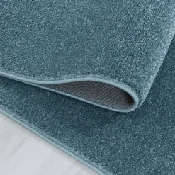 Unamourdetapis Tapis de couloir tissé motif uni BENAPO, bleu* Tapis Uni