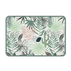 Crearreda Tapis de cuisine absorbant en vinyle antidérapant Green Palms 50x120* Tapis Pour Cuisine