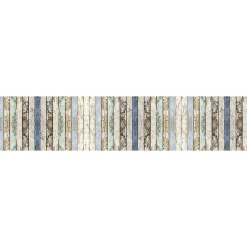 Crearreda Tapis de Cuisine antidérapant en Vinyle Bois Rustique 50x240* Tapis Pour Cuisine