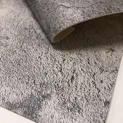 Crearreda Tapis de Cuisine antidérapant en Vinyle Ciment 50x240 cm* Tapis Pour Cuisine
