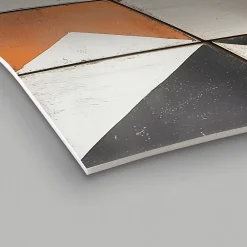 Crearreda Tapis de Cuisine antidérapant en Vinyle Noir et Blanc Vintage 50x120* Tapis Pour Cuisine