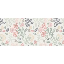 Crearreda Tapis de Cuisine antidérapant en Vinyle Tissu Floral 50x120* Tapis Pour Cuisine