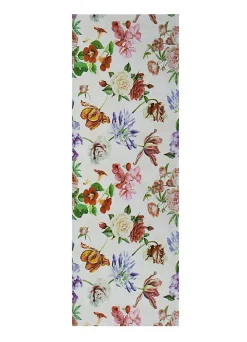 Atticgo Tapis de cuisine multicolore rectangulaire dessins avec des fleurs 48x200 cm SALLY* Tapis Pour Cuisine
