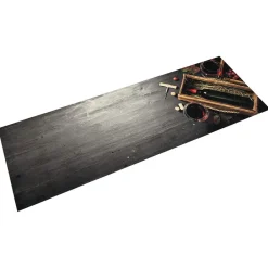 Best Vidaxl Tapis de cuisine lavable bouteille de vin 60x180 cm velours