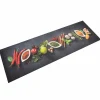Vidaxl Tapis de cuisine lavable impression d épices 60x180 cm velours* Tapis Pour Cuisine