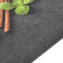 Vidaxl Tapis de cuisine lavable impression d épices 60x180 cm velours* Tapis Pour Cuisine