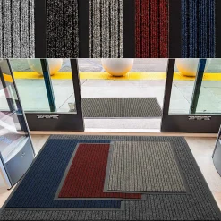 Clearance Floordirekt Tapis de Porte Paillasson d'entrée Dura Gris 66 x 120 cm