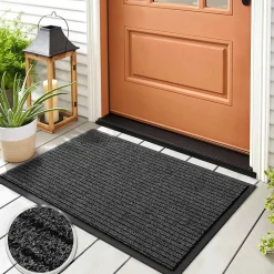 Best Floordirekt Tapis de Porte Paillasson d'entrée Dura Anthracite 50 x 80 cm
