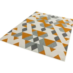 Novatrend Tapis de salon tissé plat WESSON PYRAMIDE* Tapis Pour Chambre